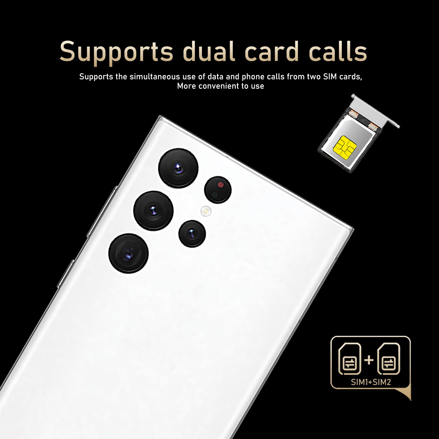 Original Android A54 Smart Phone Mobile Phone Cell Gaming Phone 5g Smartphone 3g&4g Smartphone